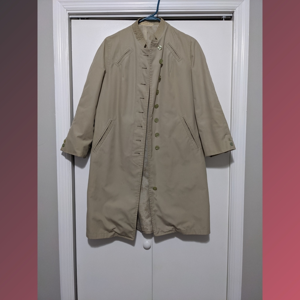 Vintage Misty Harbor LTD. Khaki Rain Coat